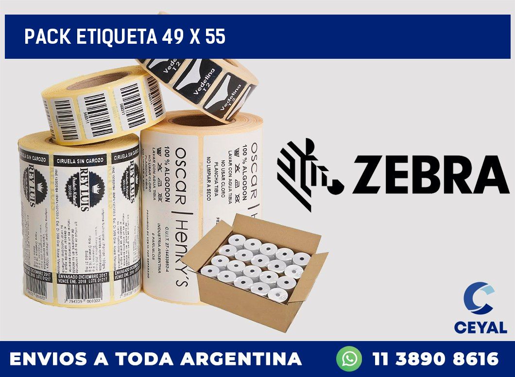 pack etiqueta 49 x 55