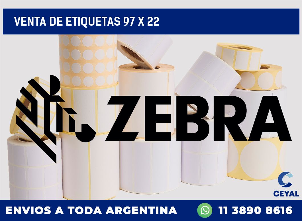 venta de etiquetas 97 x 22