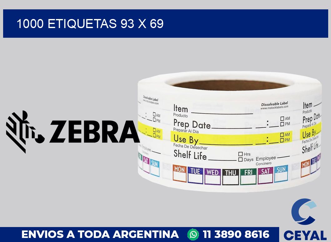 1000 etiquetas 93 x 69