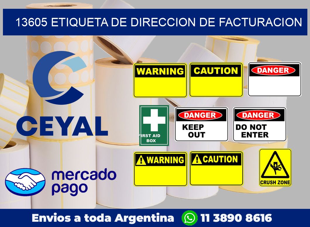 13605 Etiqueta de direccion de facturacion