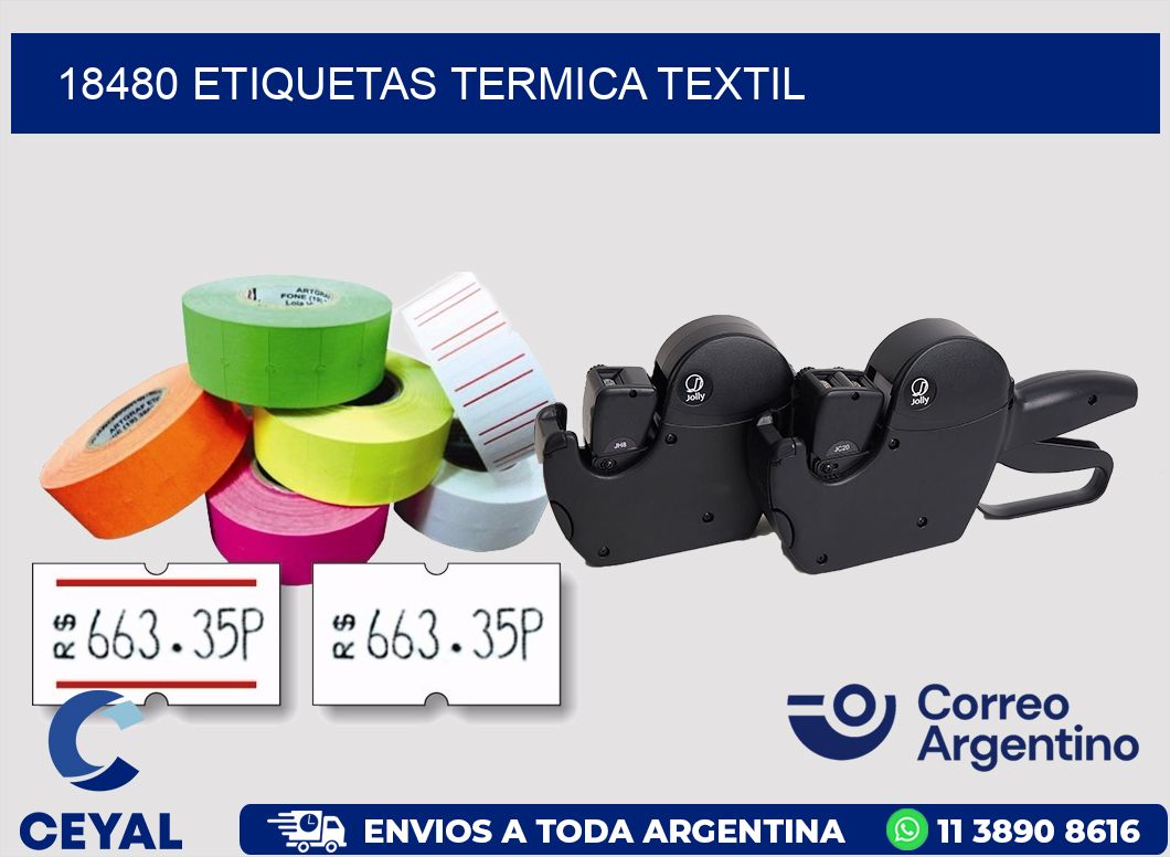 18480 etiquetas termica textil