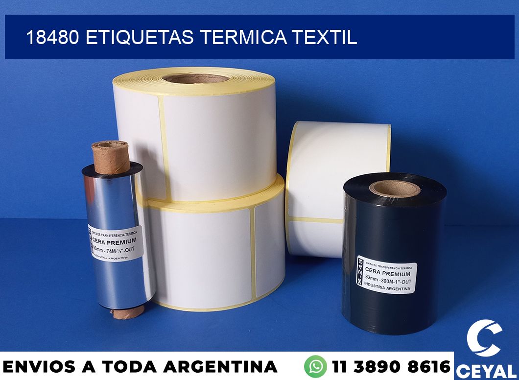 18480 etiquetas termica textil