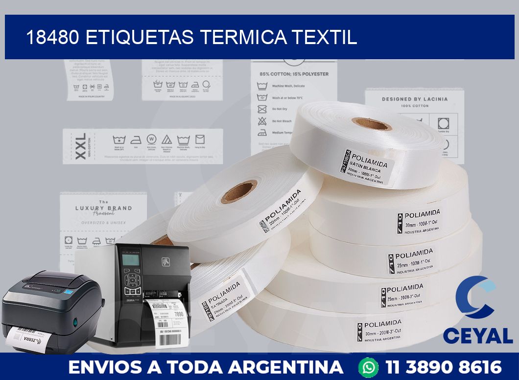 18480 etiquetas termica textil