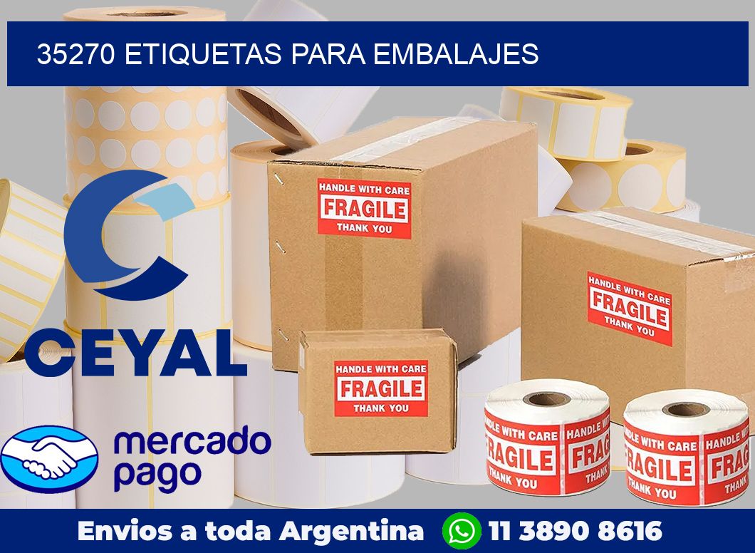 35270 Etiquetas para embalajes