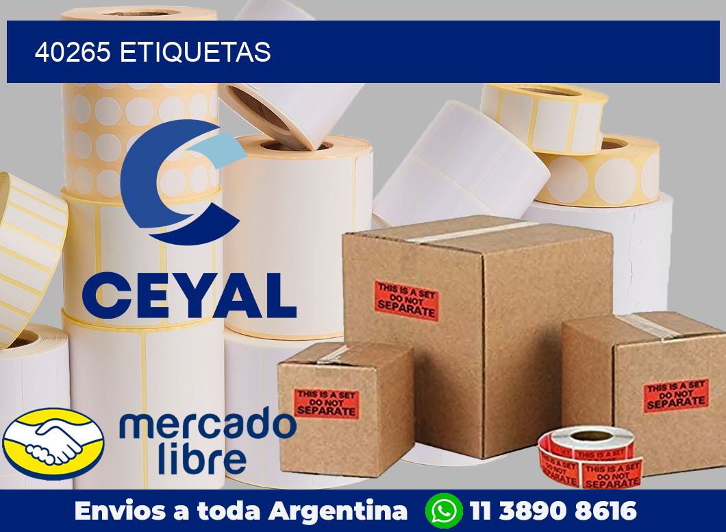 40265 etiquetas