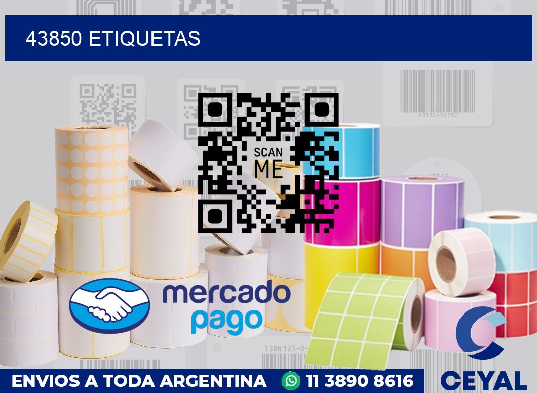 43850 etiquetas