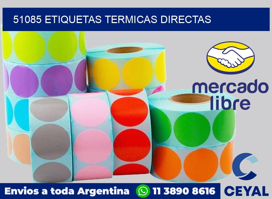 51085 Etiquetas termicas directas