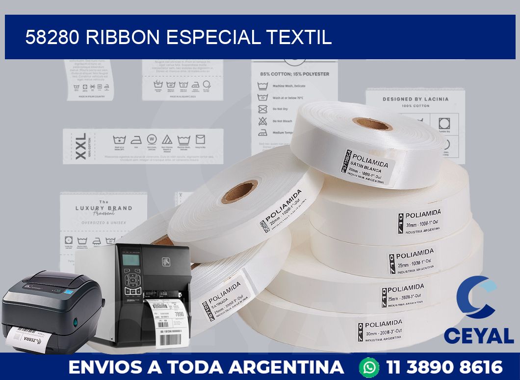 58280 ribbon especial textil