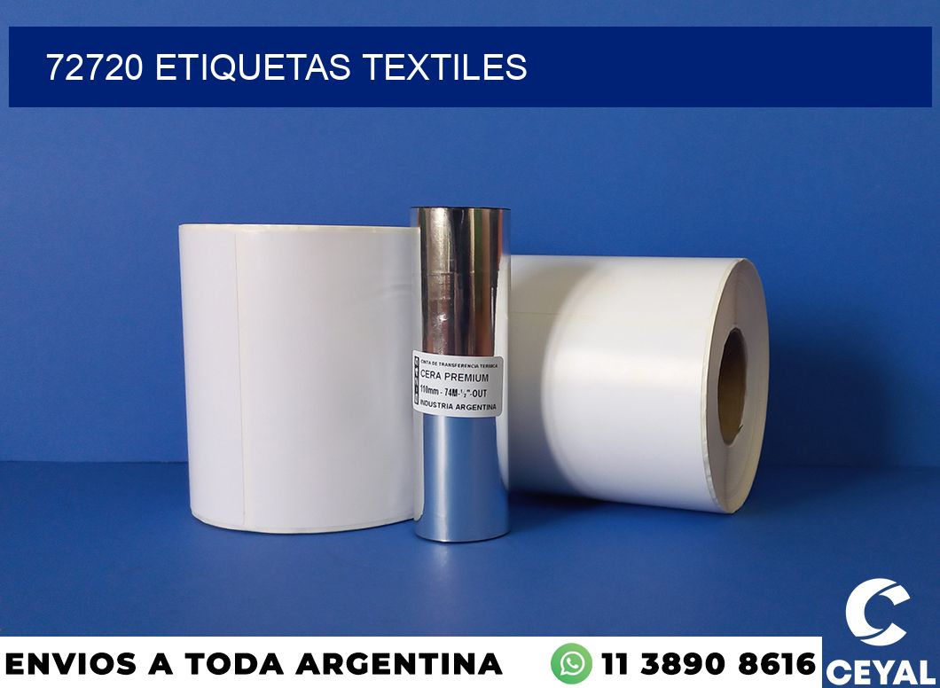72720 etiquetas textiles