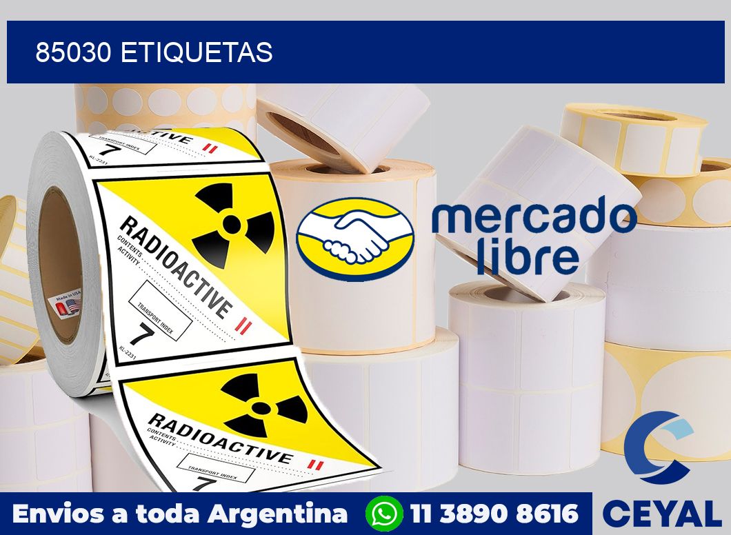 85030 etiquetas