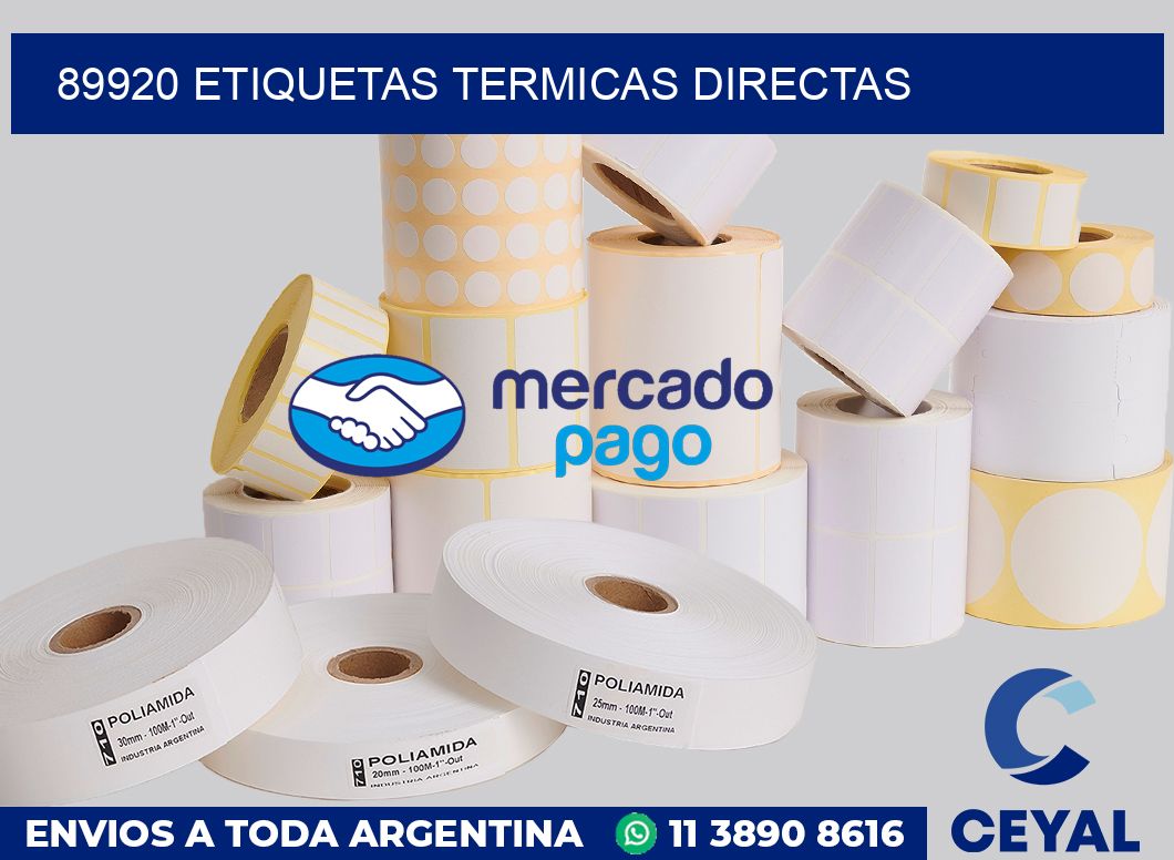 89920 Etiquetas termicas directas