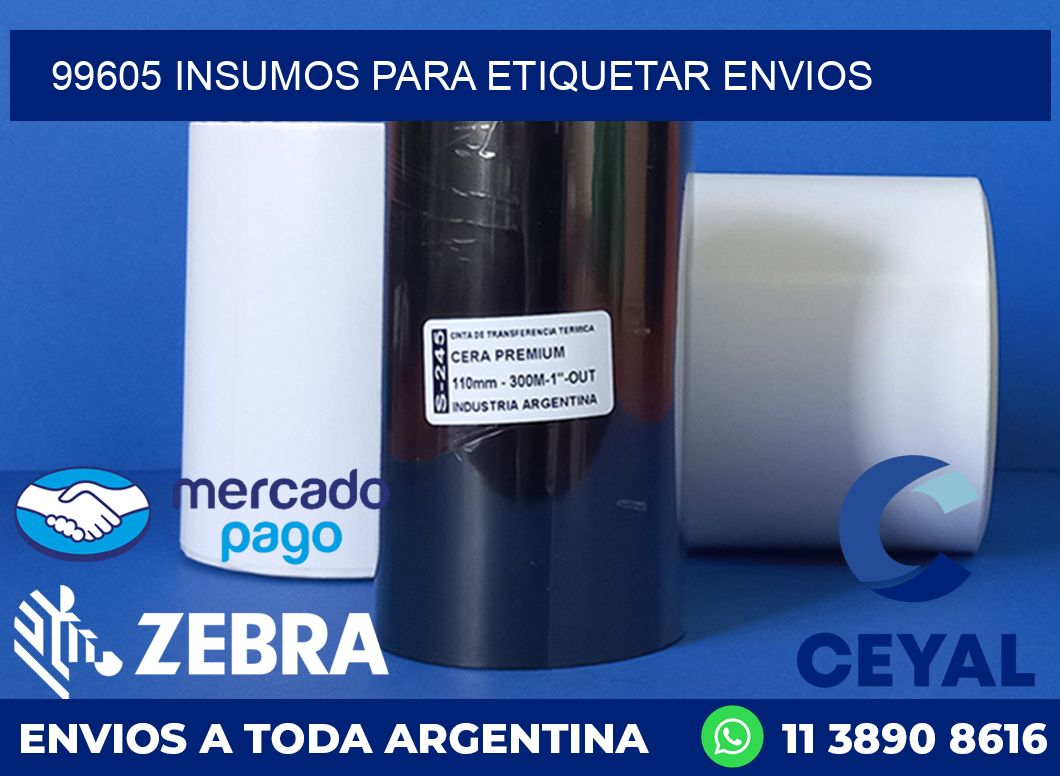 99605 insumos para etiquetar envios