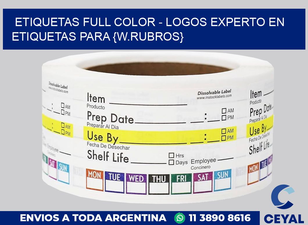 ETIQUETAS FULL COLOR – LOGOS Experto en etiquetas para {w.rubros}
