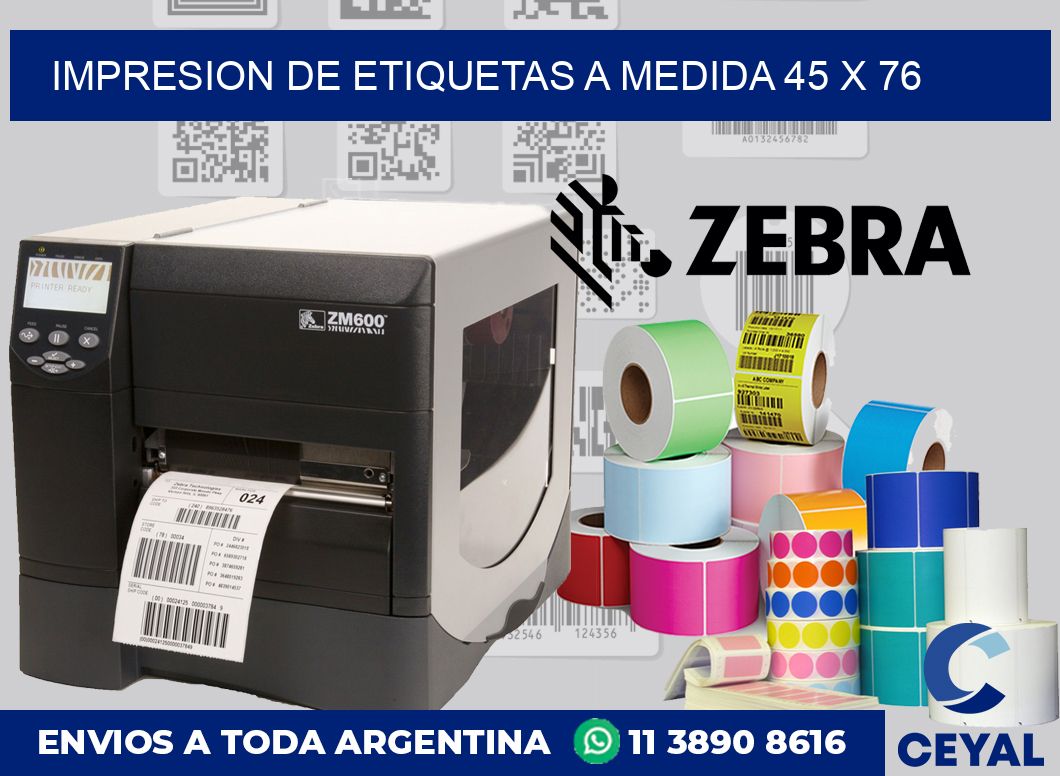 Impresion de etiquetas a medida 45 x 76