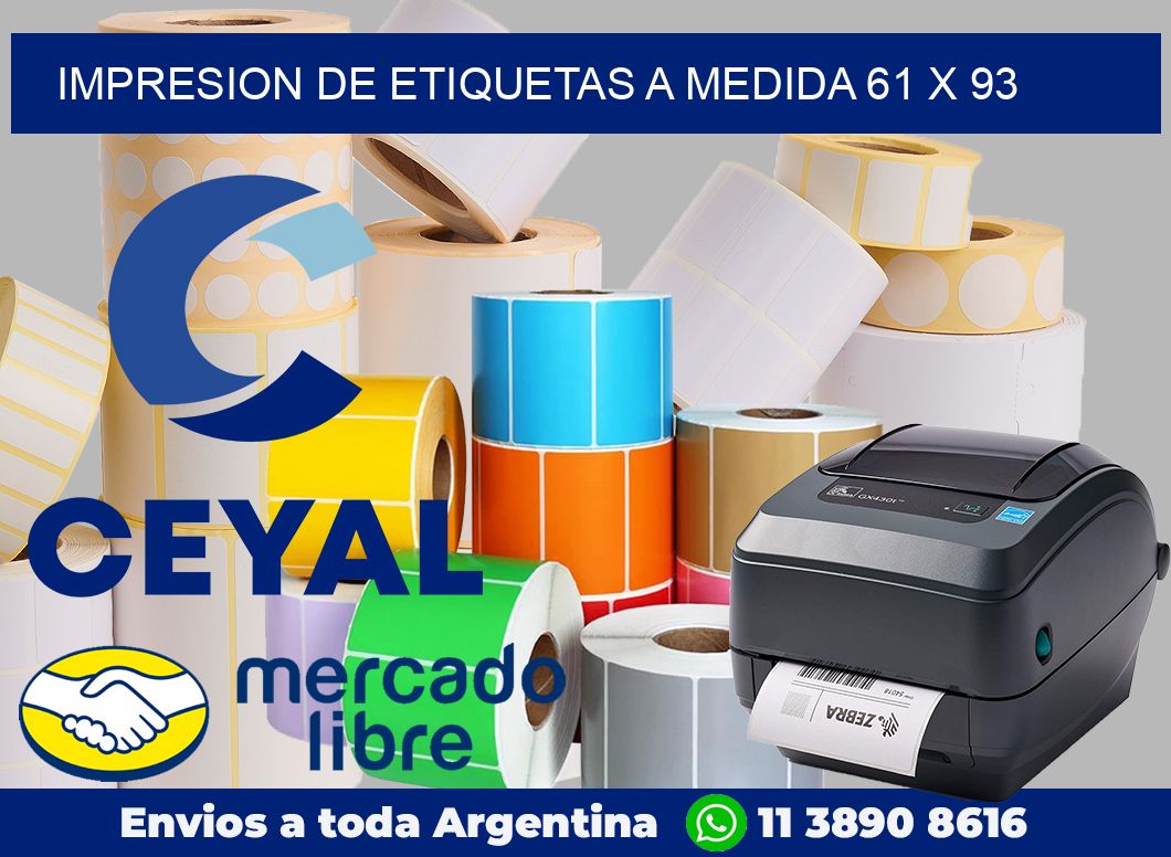Impresion de etiquetas a medida 61 x 93