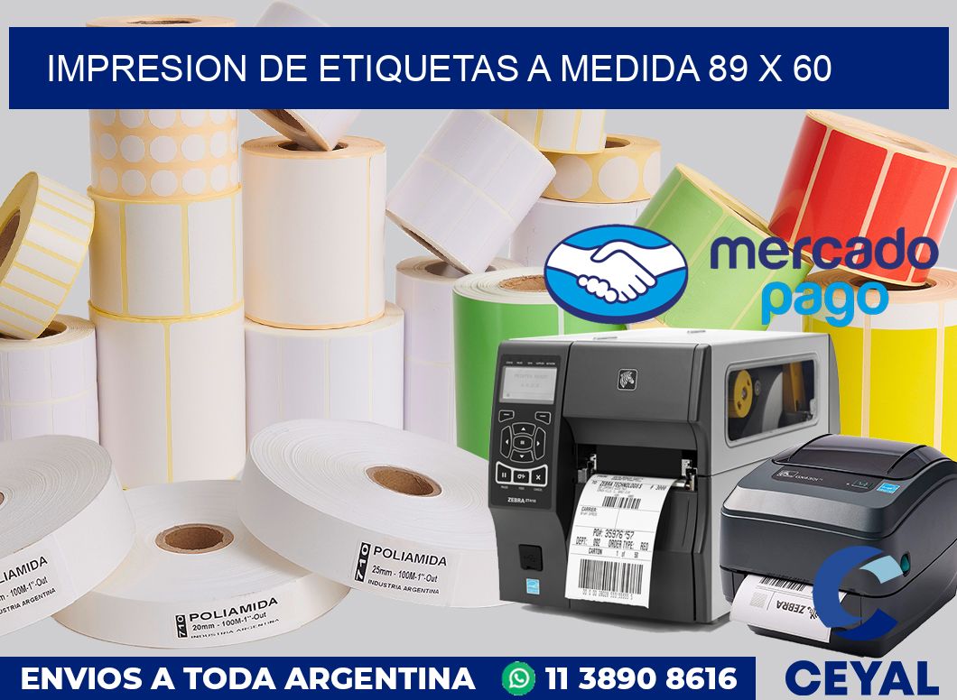 Impresion de etiquetas a medida 89 x 60