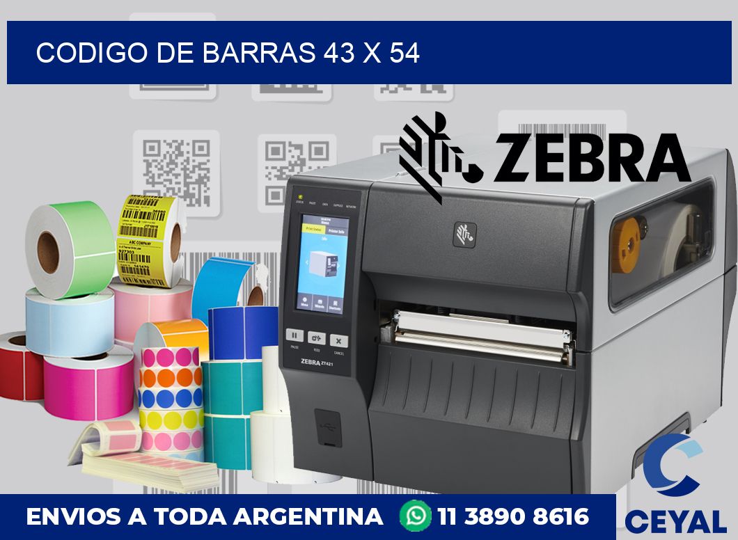 codigo de barras 43 x 54