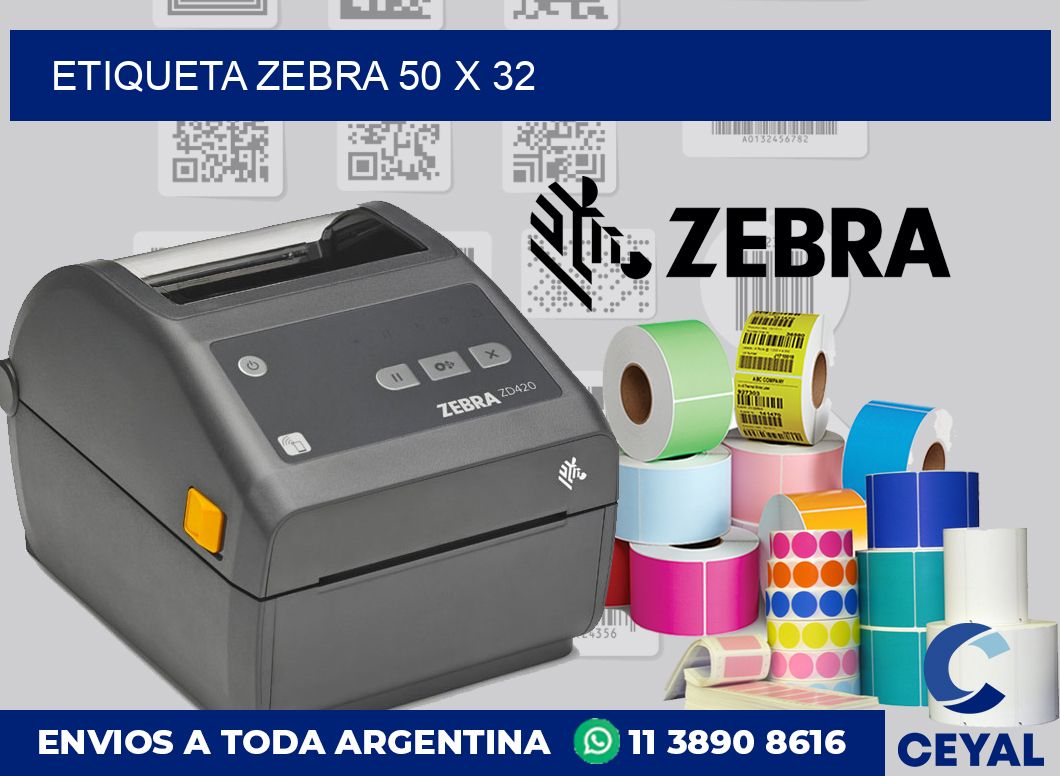 etiqueta zebra 50 x 32