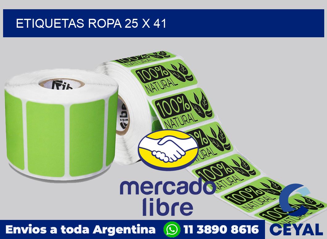 etiquetas ropa 25 x 41