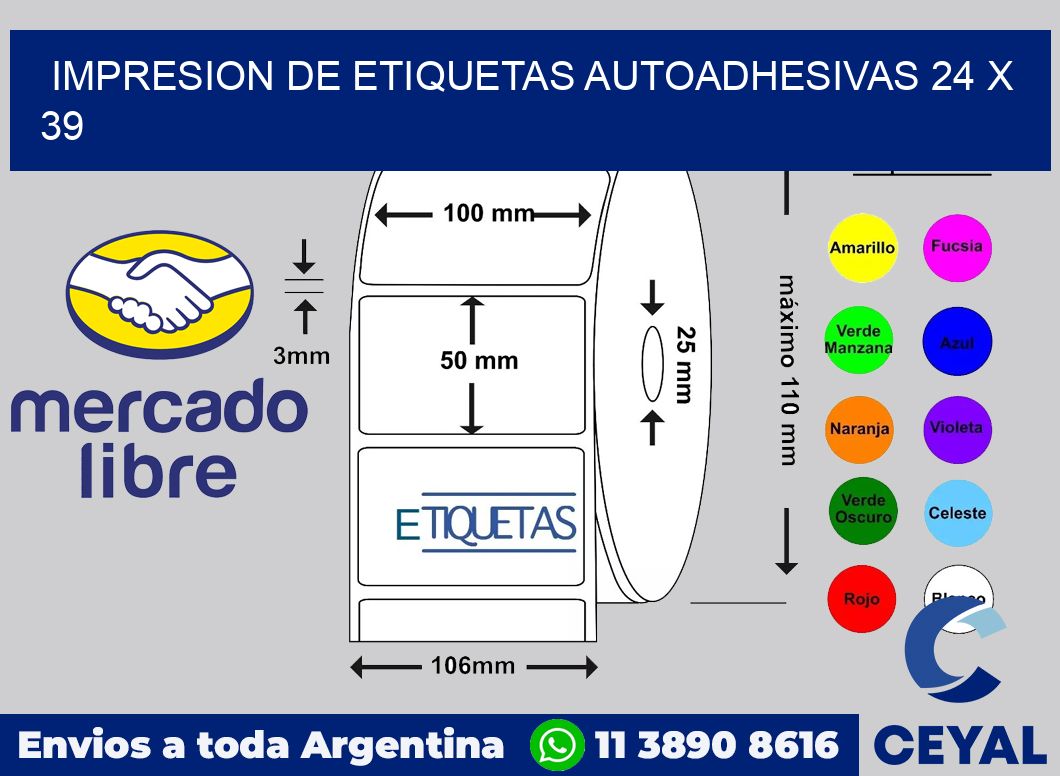 impresion de etiquetas autoadhesivas 24 x 39