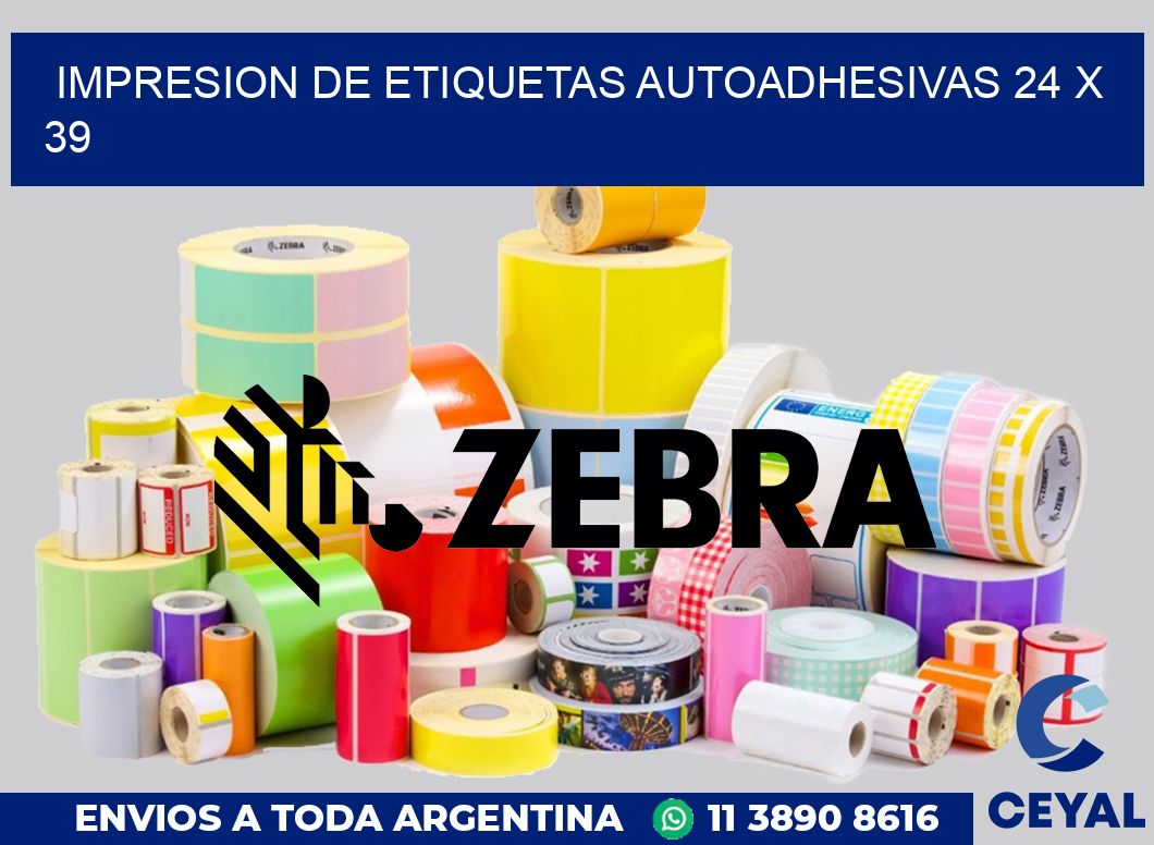 impresion de etiquetas autoadhesivas 24 x 39