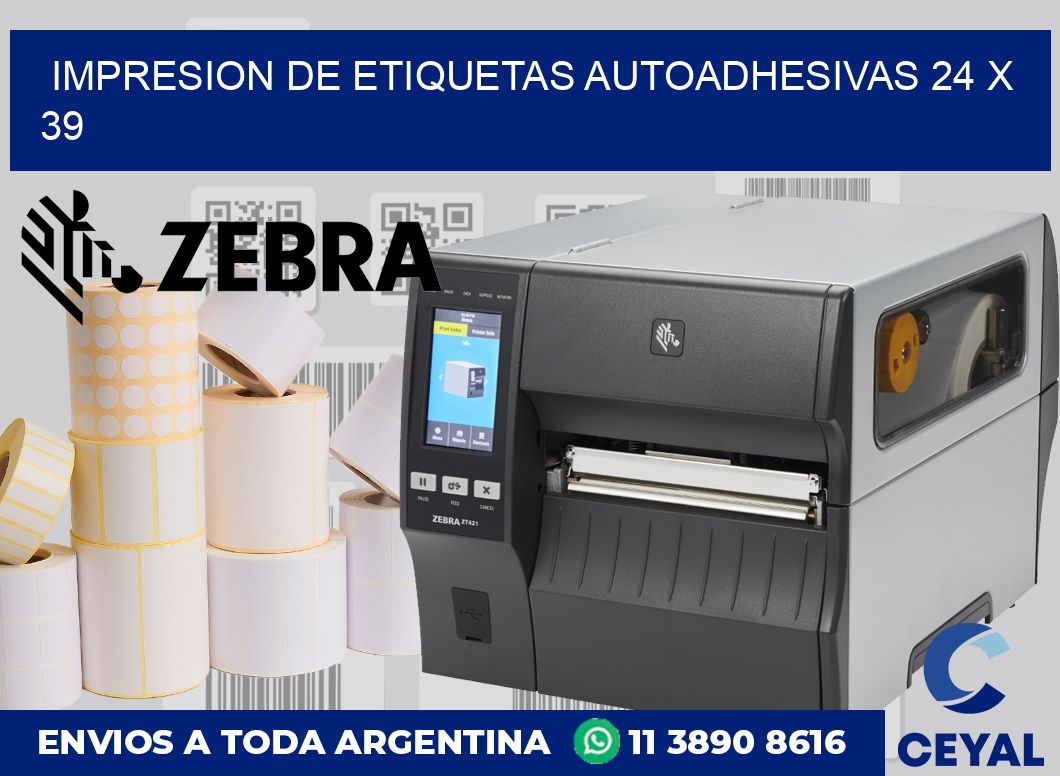 impresion de etiquetas autoadhesivas 24 x 39