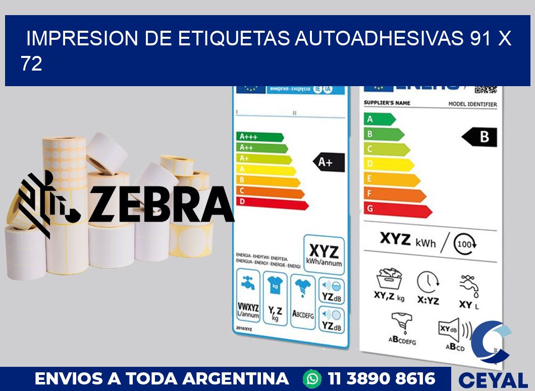 impresion de etiquetas autoadhesivas 91 x 72