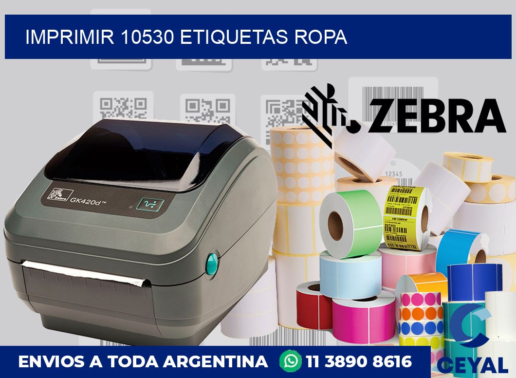 imprimir 10530 etiquetas ropa