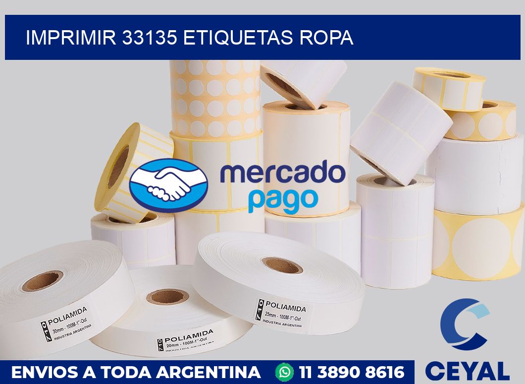 imprimir 33135 etiquetas ropa