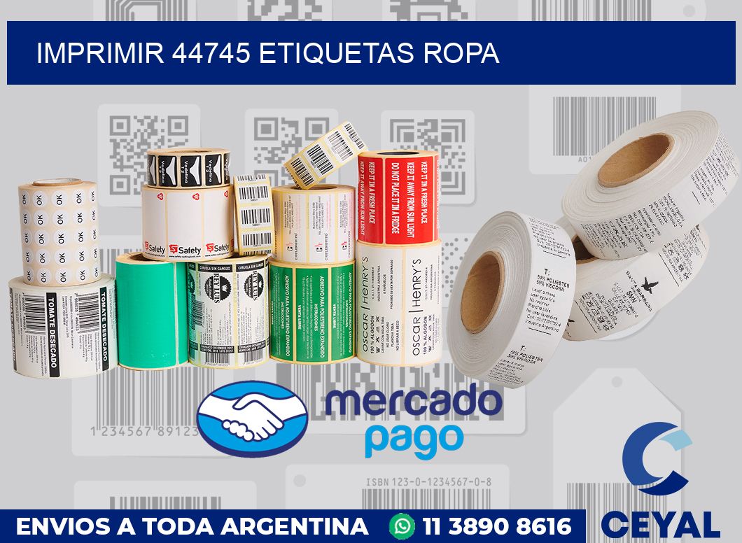 imprimir 44745 etiquetas ropa