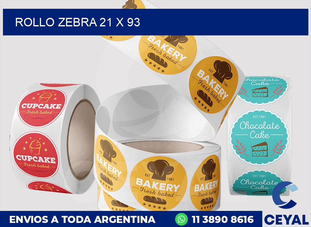 rollo zebra 21 x 93
