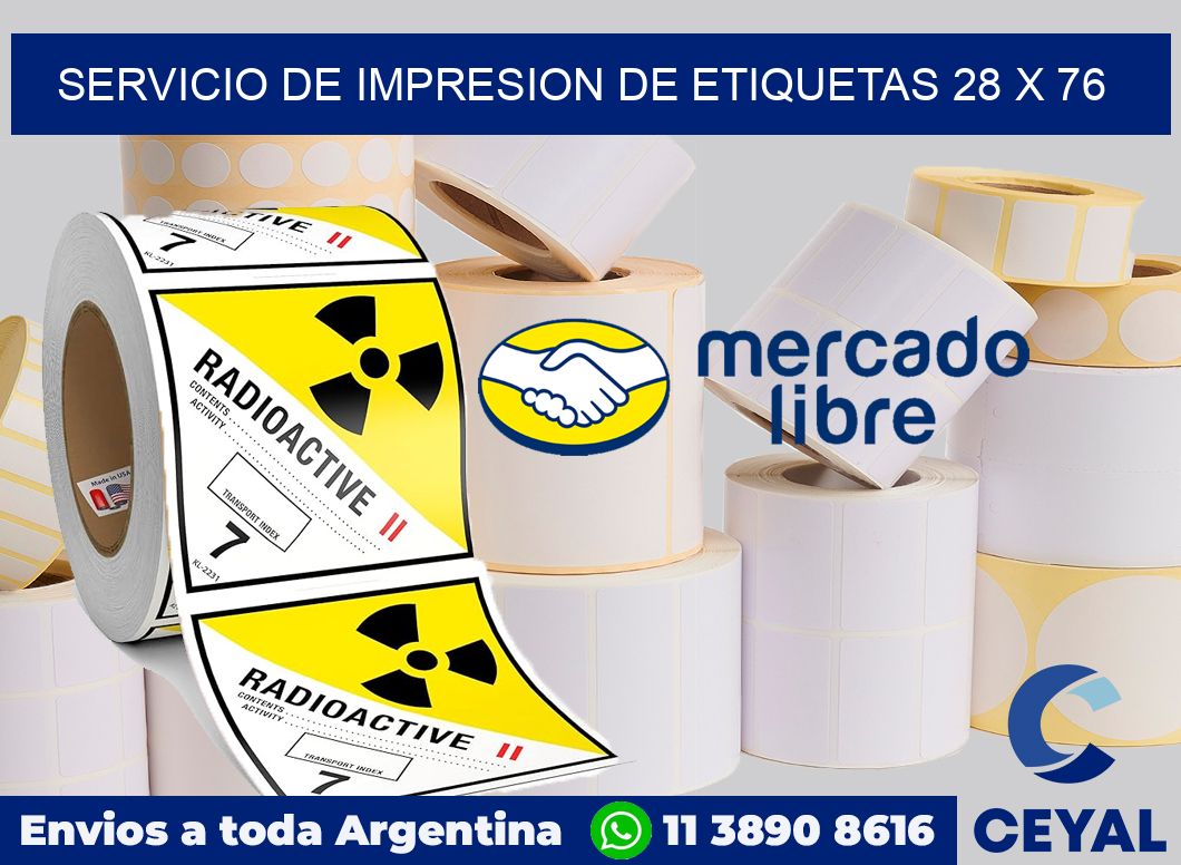 servicio de impresion de etiquetas 28 x 76