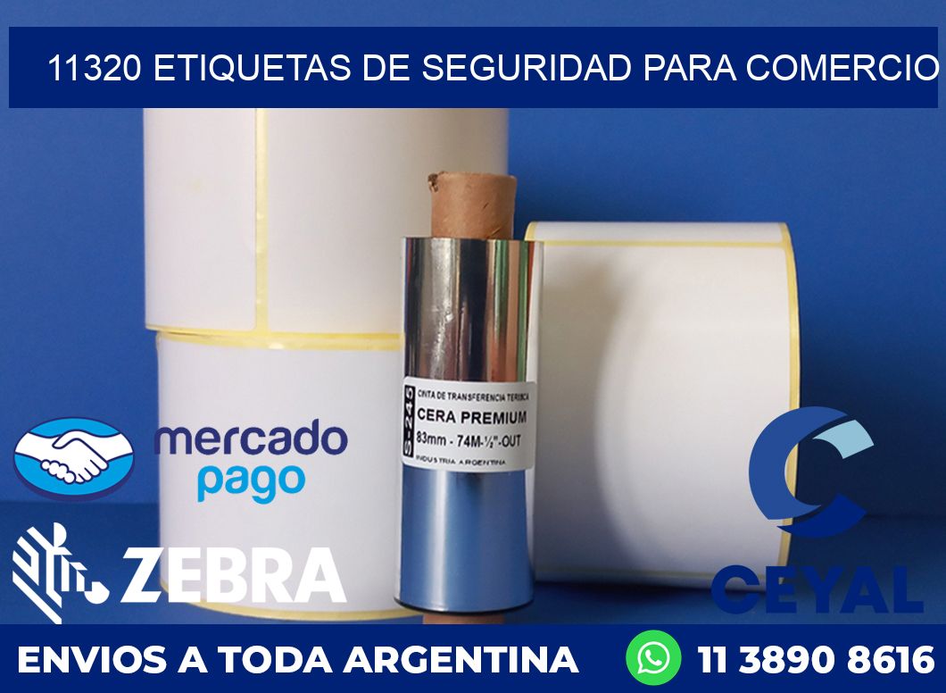 11320 ETIQUETAS DE SEGURIDAD PARA COMERCIO