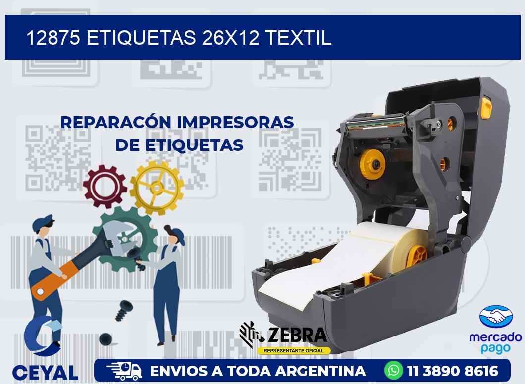 12875 ETIQUETAS 26X12 TEXTIL