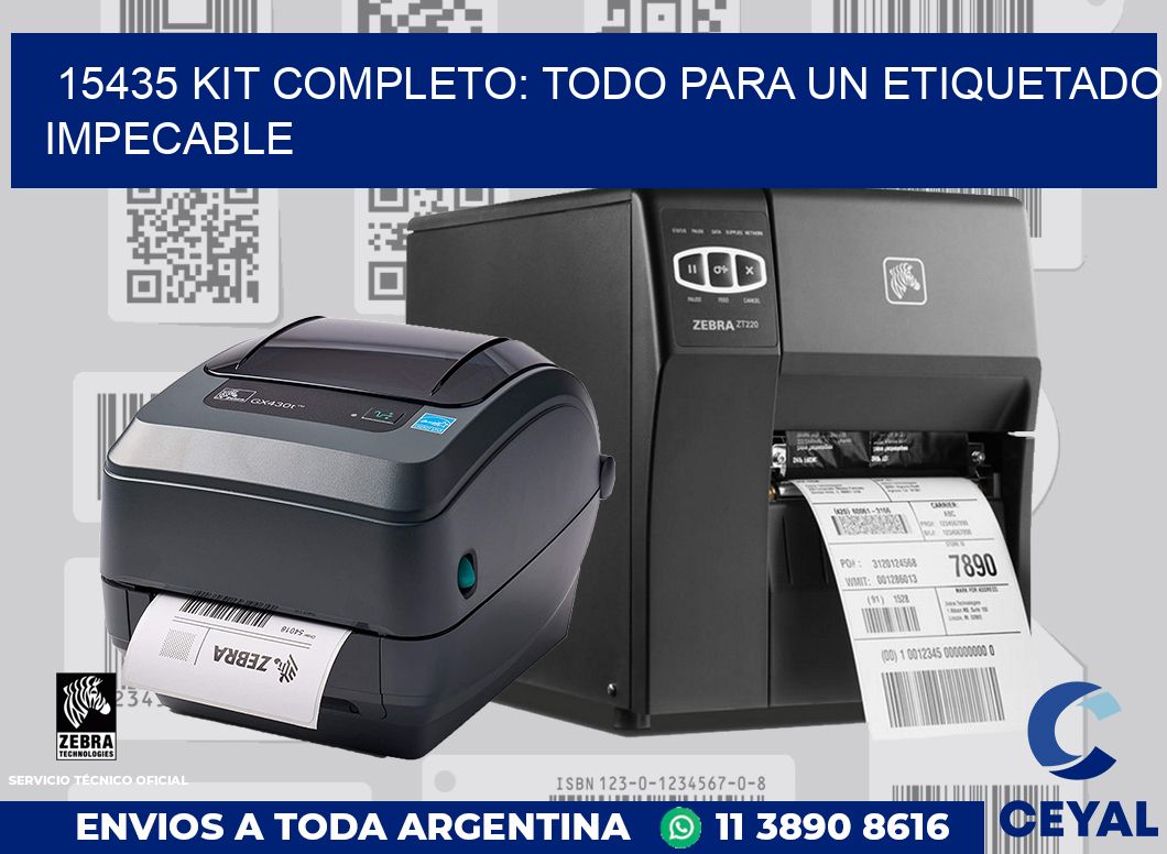 15435 KIT COMPLETO: TODO PARA UN ETIQUETADO IMPECABLE