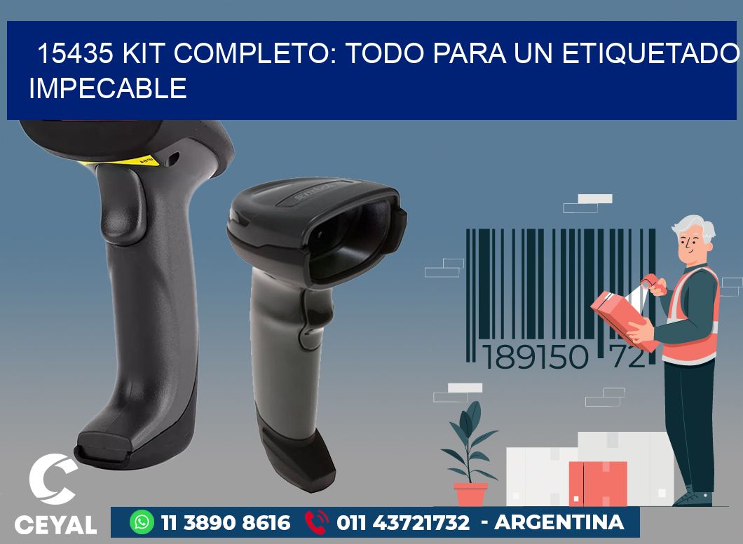 15435 KIT COMPLETO: TODO PARA UN ETIQUETADO IMPECABLE