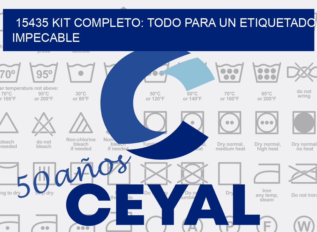 15435 KIT COMPLETO: TODO PARA UN ETIQUETADO IMPECABLE