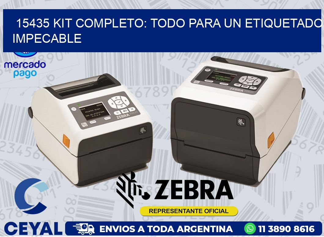 15435 KIT COMPLETO: TODO PARA UN ETIQUETADO IMPECABLE
