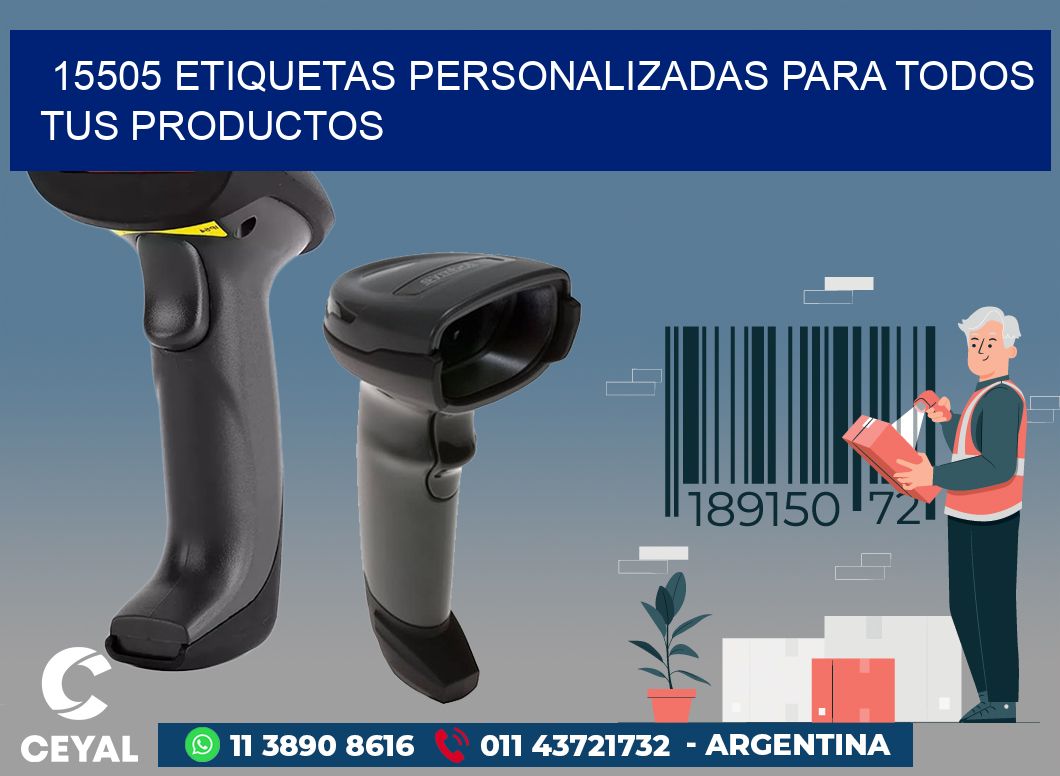 15505 ETIQUETAS PERSONALIZADAS PARA TODOS TUS PRODUCTOS