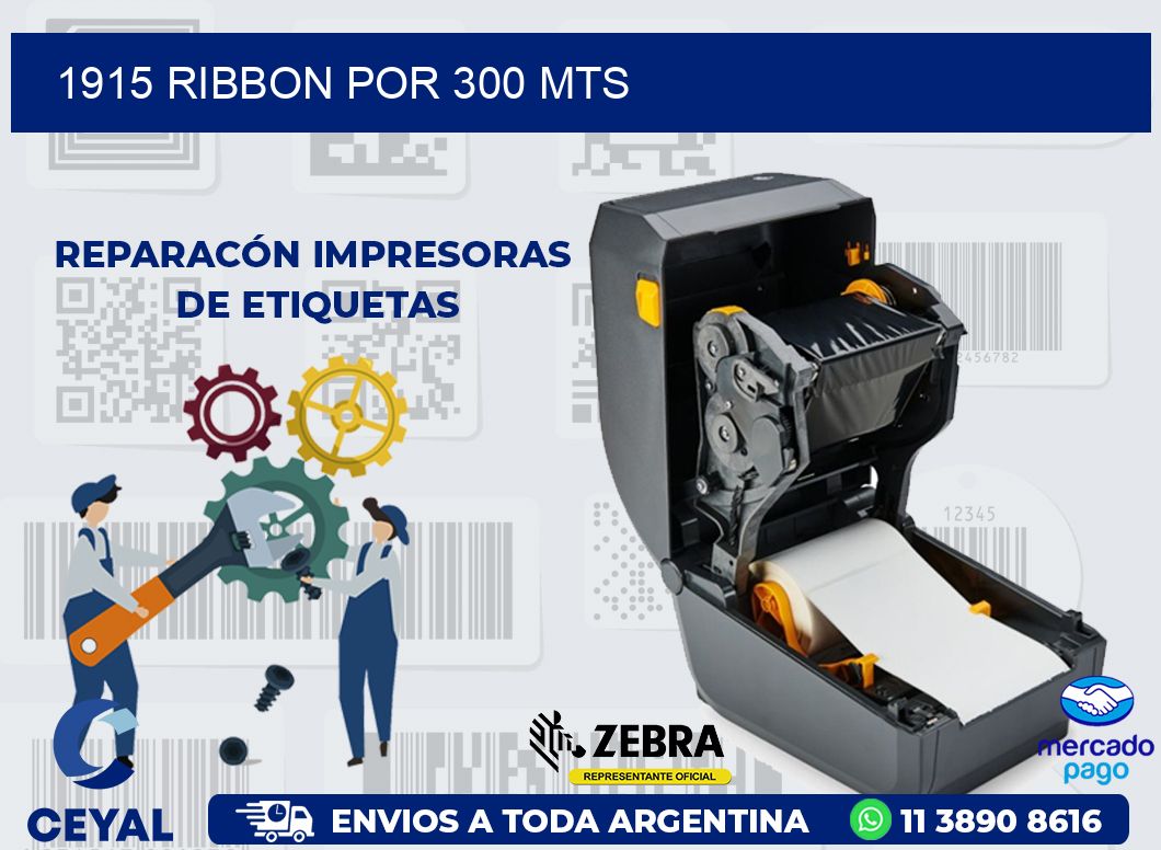 1915 RIBBON POR 300 MTS
