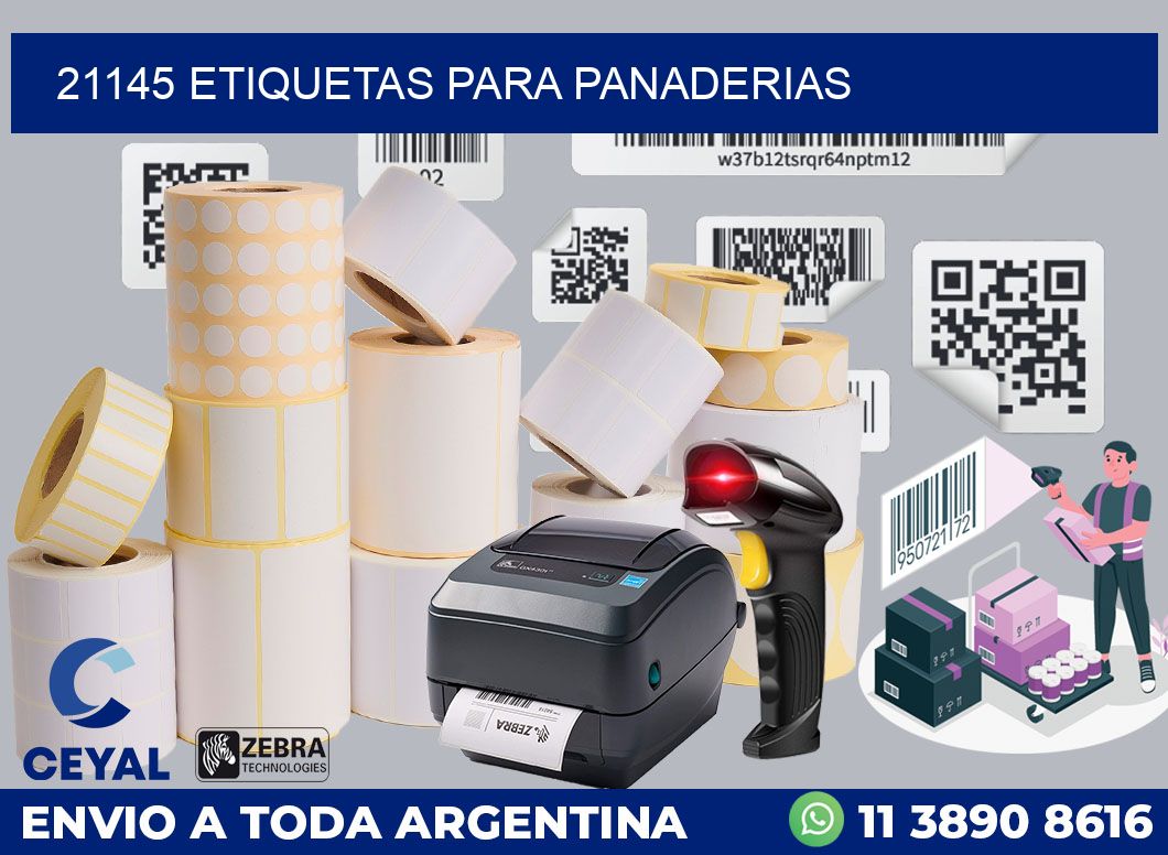21145 ETIQUETAS PARA PANADERIAS