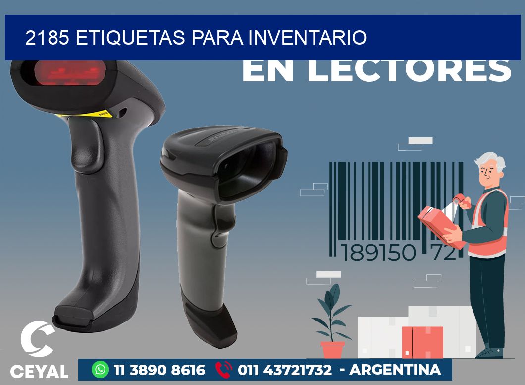 2185 ETIQUETAS PARA INVENTARIO