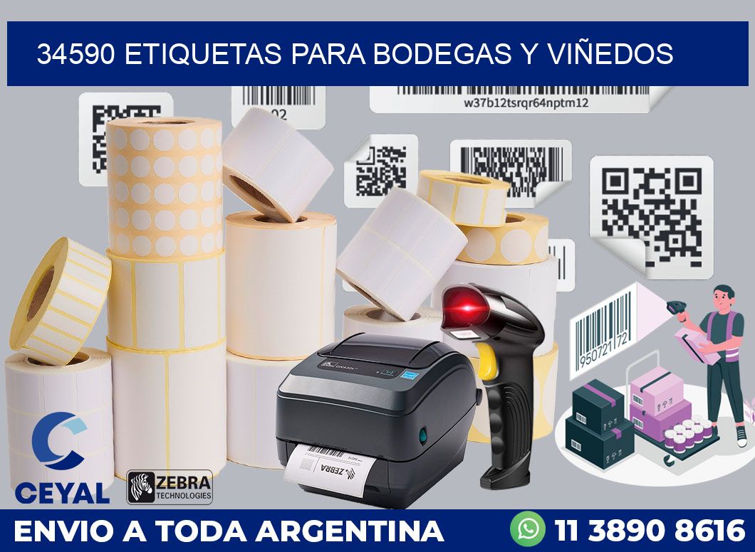 34590 ETIQUETAS PARA BODEGAS Y VIÑEDOS