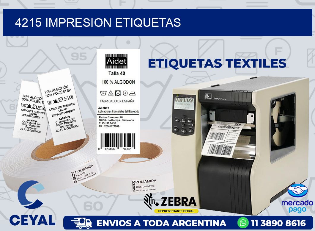 4215 IMPRESION ETIQUETAS