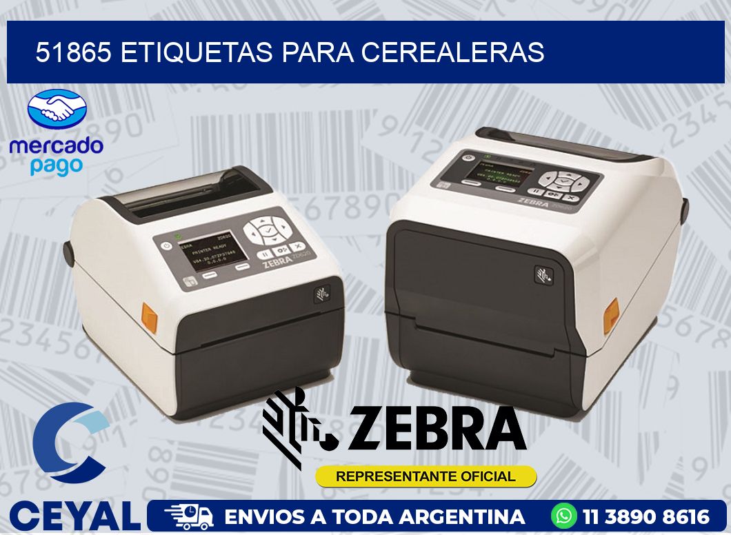 51865 ETIQUETAS PARA CEREALERAS