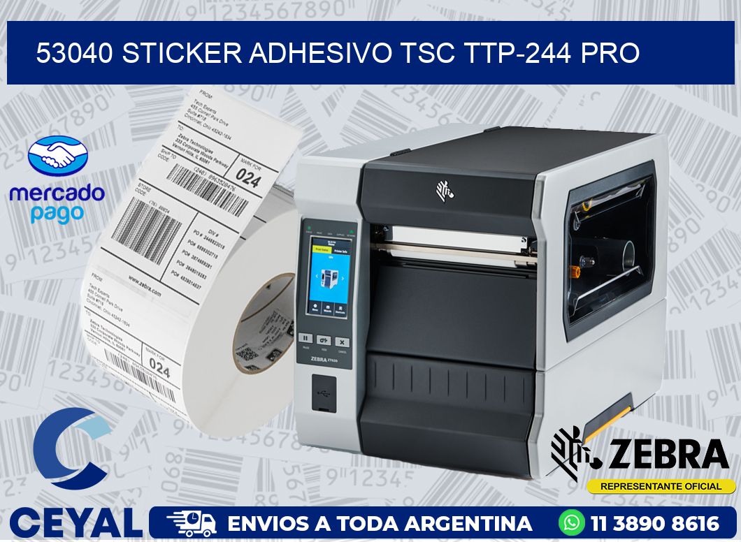53040 STICKER ADHESIVO TSC TTP-244 PRO