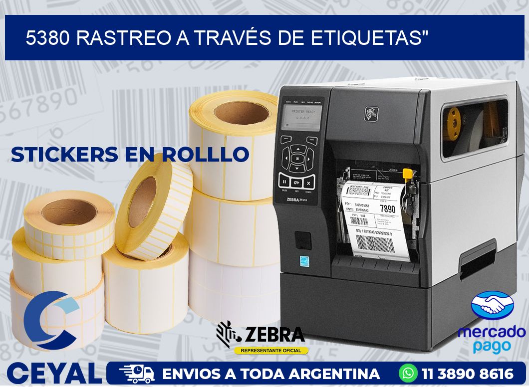 5380 RASTREO A TRAVÉS DE ETIQUETAS”