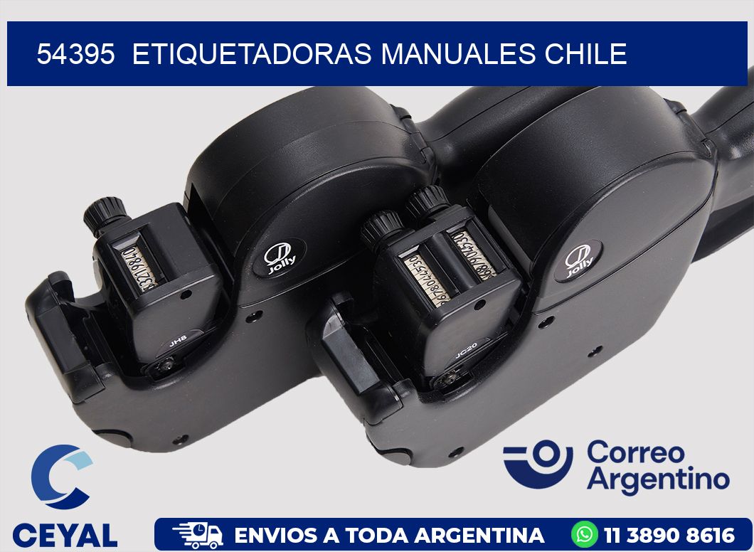54395  ETIQUETADORAS MANUALES CHILE