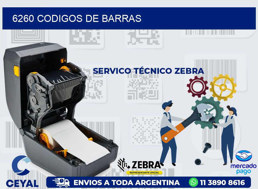 6260 CODIGOS DE BARRAS
