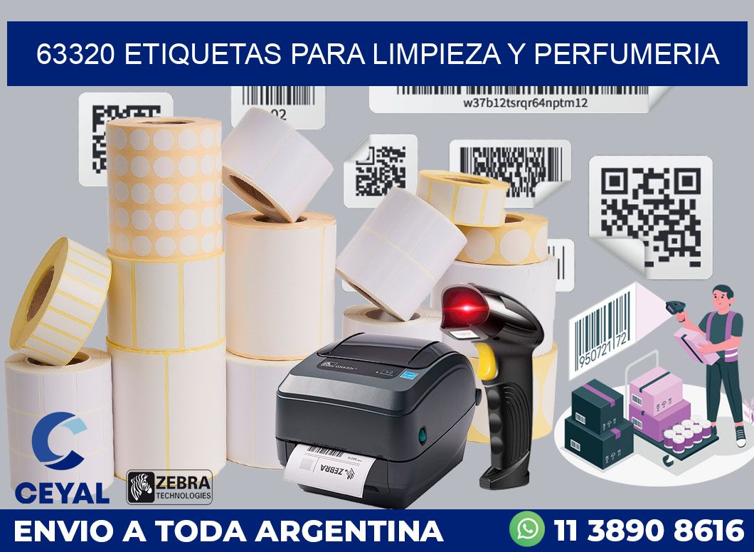 63320 ETIQUETAS PARA LIMPIEZA Y PERFUMERIA